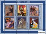 Známky Guinea Bissau 2001 Umenie Picasso, razítkovaný hárček - Kliknutím na obrázok zatvorte -